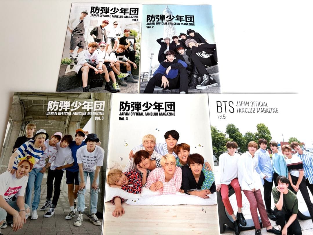 BTS会報vol.1〜10 メッセージカードなど