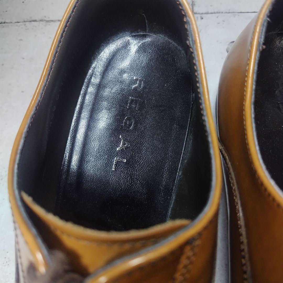 リーガル 011R 24.5 ライトブラウン ストレートチップ ビジネス 革靴