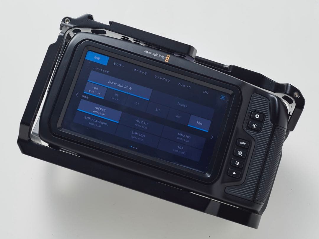 Blackmagic ポケシネ４K とNOKTONレンズセット