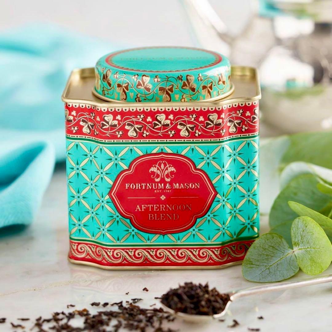 新品未開封】FORTNUM&MASON 紅茶3缶 デコラティブ缶 日本未入荷の通販