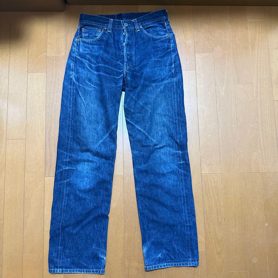 555☆濃紺 バレンシア1955年モデルLEVI´S501XXデニム 98年製 メンズ