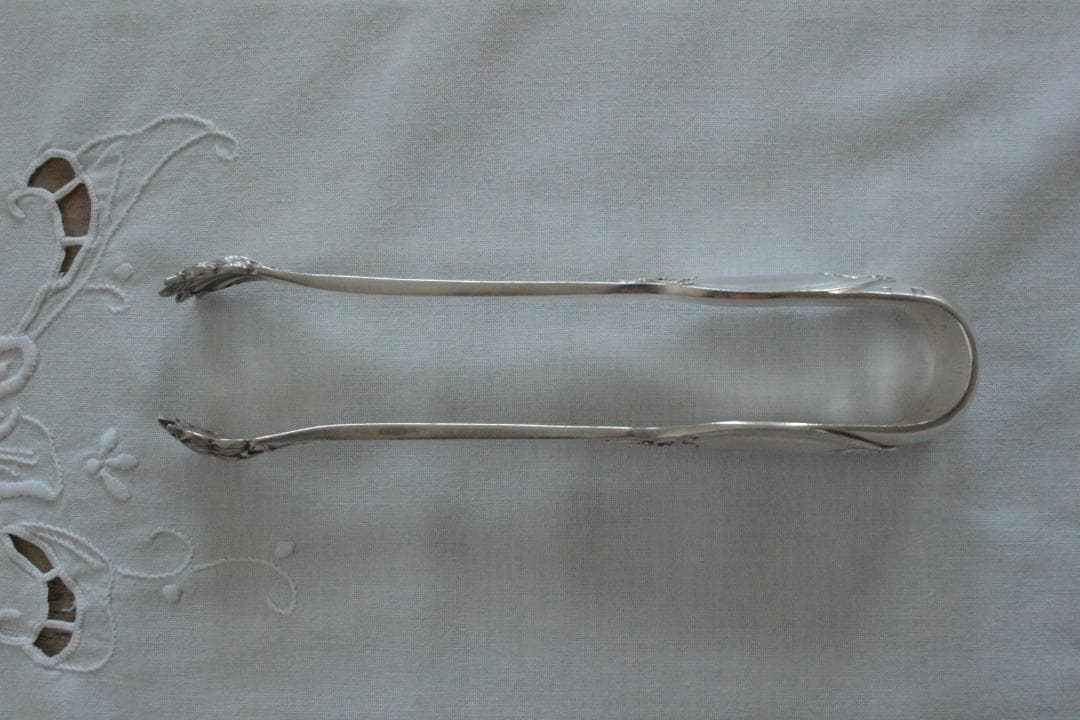 C】シルバーコーティングのトング/野獣の足・フランスアンティーク