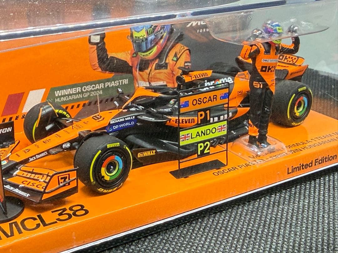 1/43 ミニチャンプス マクラーレンMCL38 ハンガリーGP O.ピアストリ