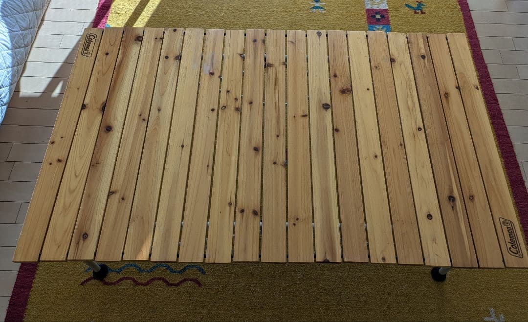 コールマン ナチュラルウッドロールテーブル110 廃盤カラー