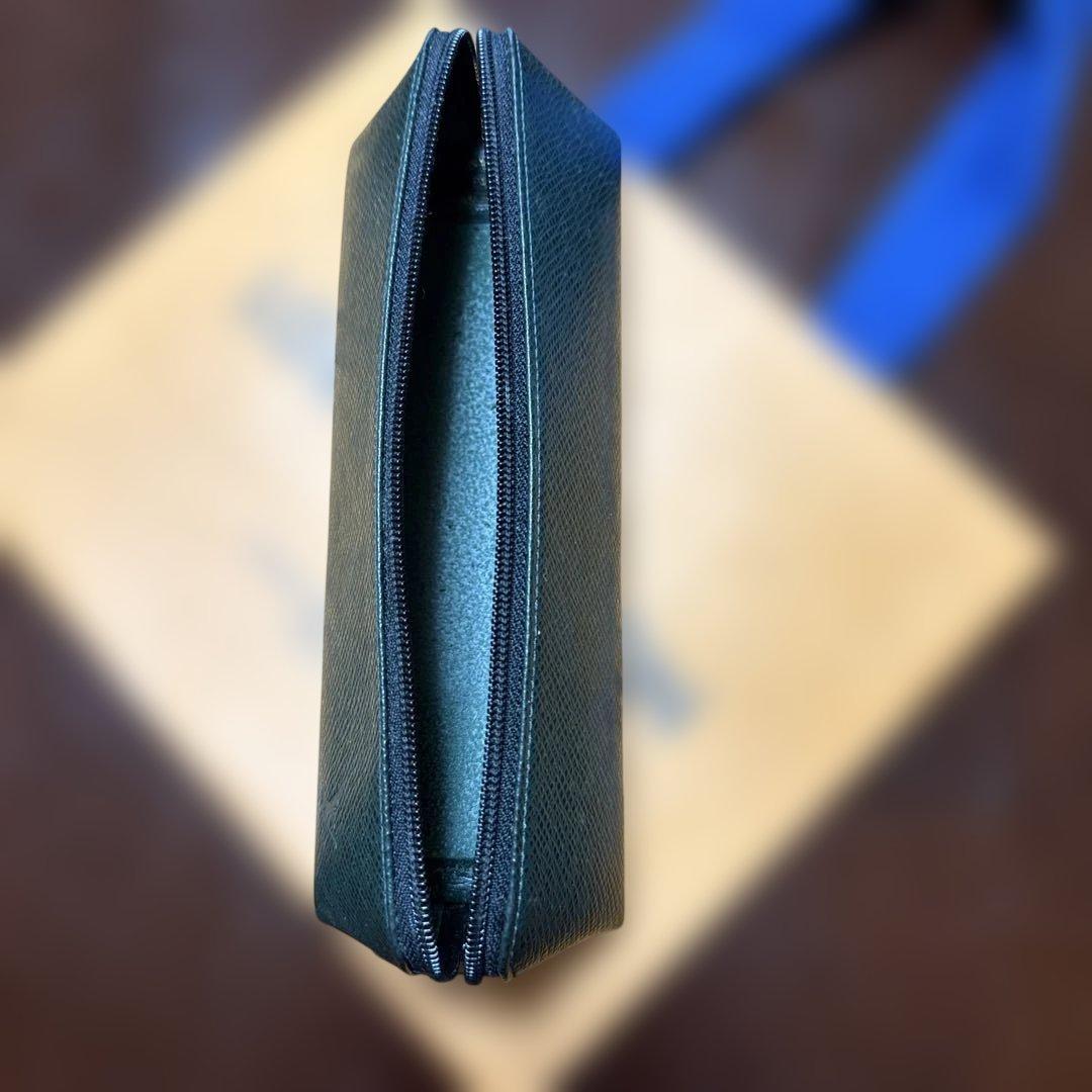 ☆希少グリーン系☆Louis Vuitton レザー 筆箱 ペンケース