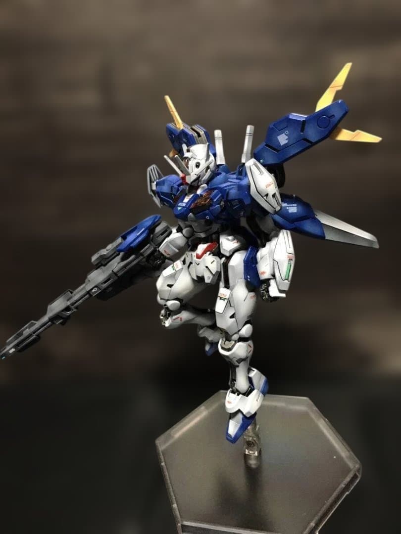 水星の魔女 HG 1/144 エアリアルリビルド グラデーション全塗装完成品