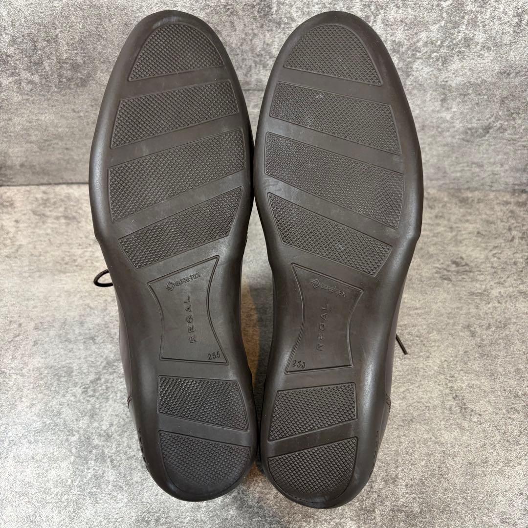 （美品）　REGAL リーガル　レザースニーカー　ゴアテックス　ダークブラウン