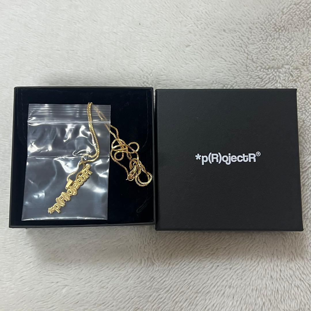 THE RAMPAGE *p(R)ojecR ゴールド ロゴネックレス