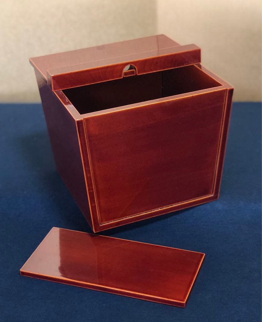 《R》茶道具 飛騨春慶塗 釣瓶水指 木製漆器　260116き4