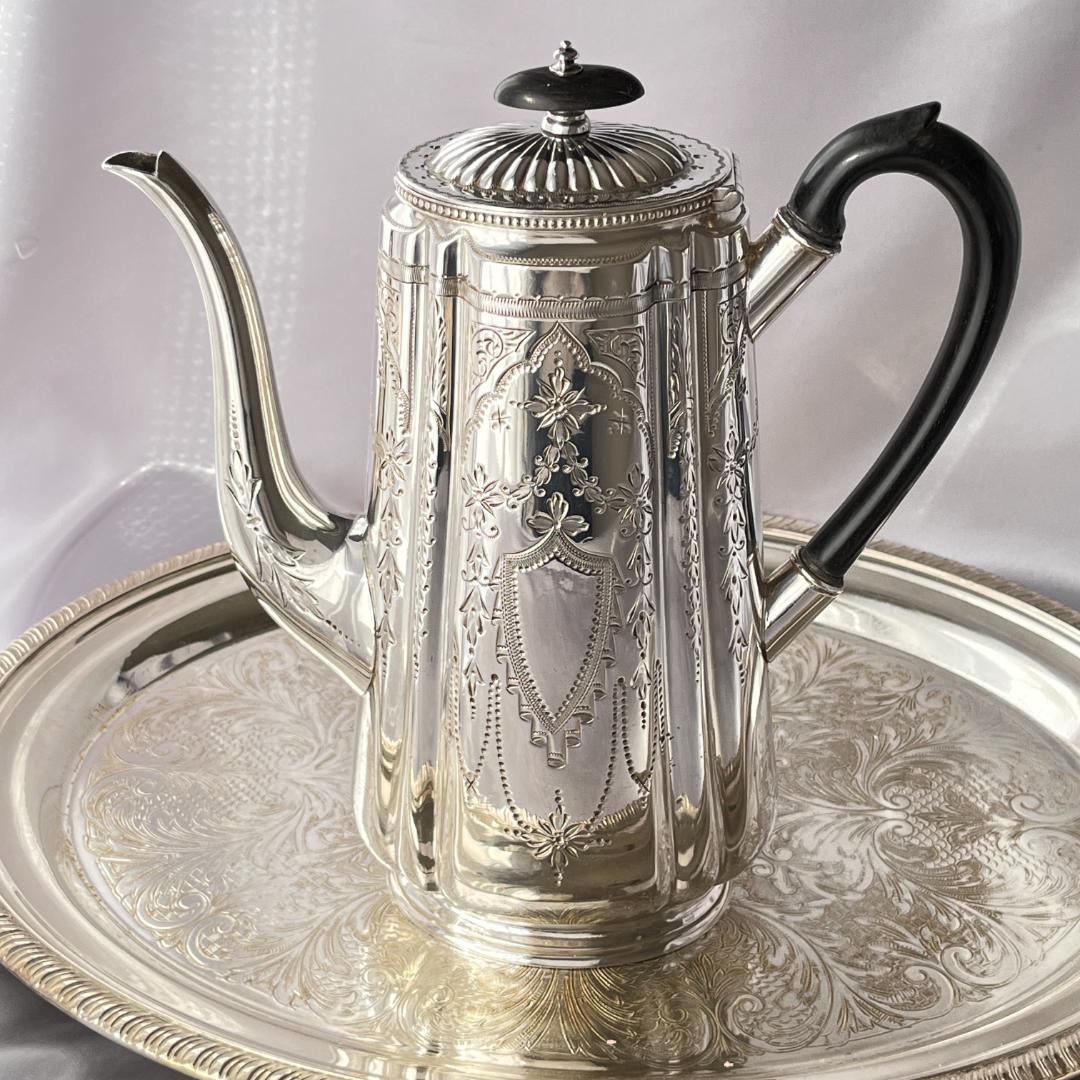 【Joseph Rodgers】 エドワーディアンのコーヒーポット