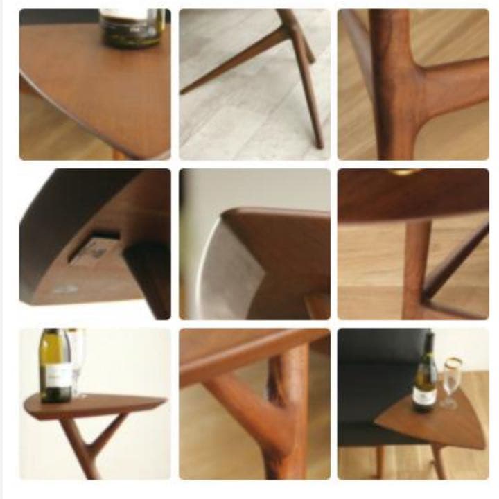 希少】八角形 ガラス天板 サイドテーブル 高級 ヴィンテージ