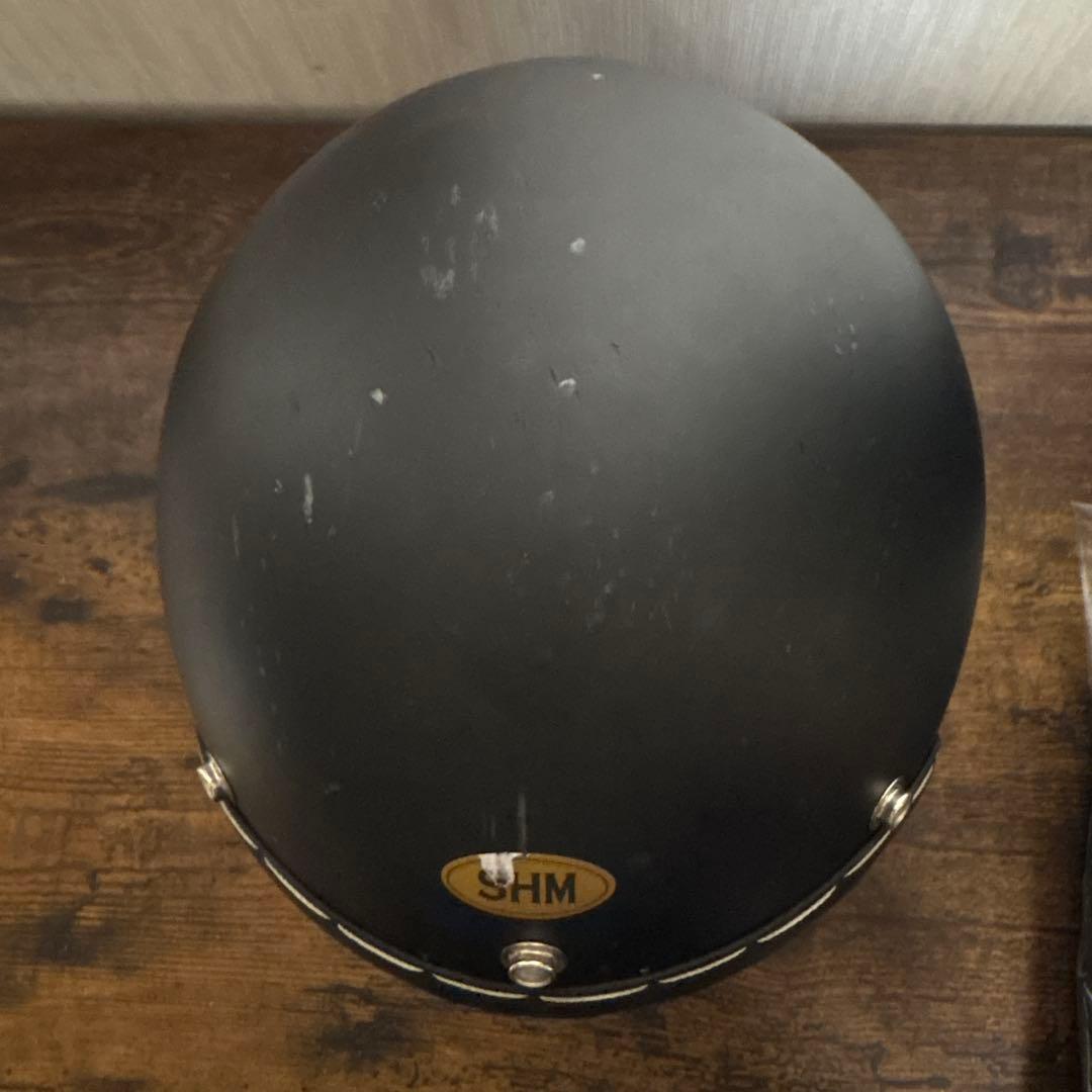 SHM ブラック ジェットヘルメット
