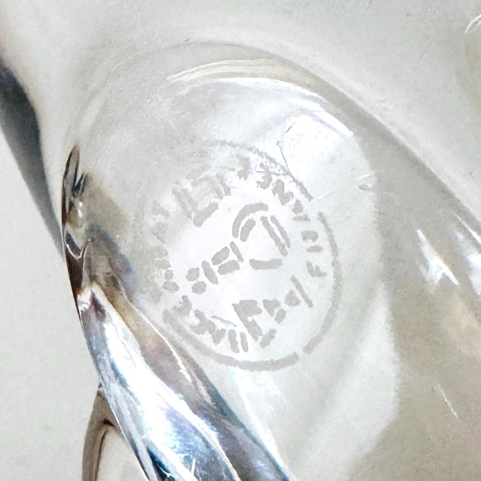 バカラ】動物 クジラ 置物 インテリア☆美品☆幸運 金運 仕事運1