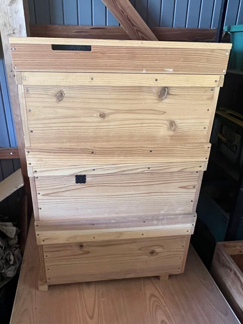 西洋蜜蜂 10 枚枠用巣箱 西洋蜜蜂 枚枠用巣箱 0 黒 焼杉