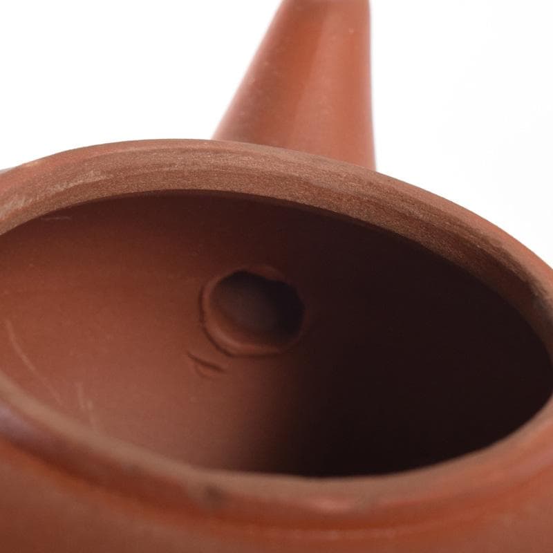 中国　紫砂　朱泥　急須　茶壷　在銘　C　7534