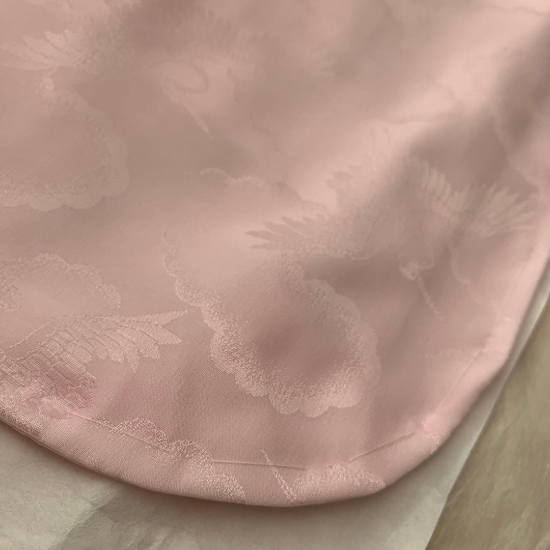 正絹　お仕立て　七五三　3歳　女の子　セット(長襦袢,被布,足袋付き) ピンク