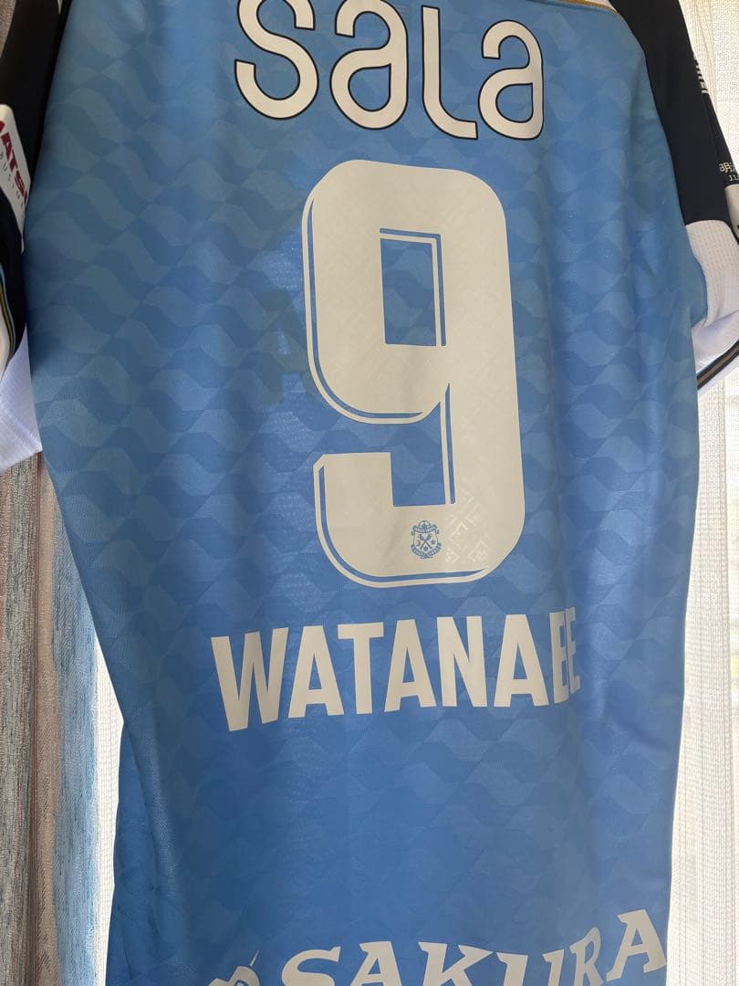 ジュビロ磐田 2025年 オーセンティックユニフォーム 渡邉りょう選手 XL