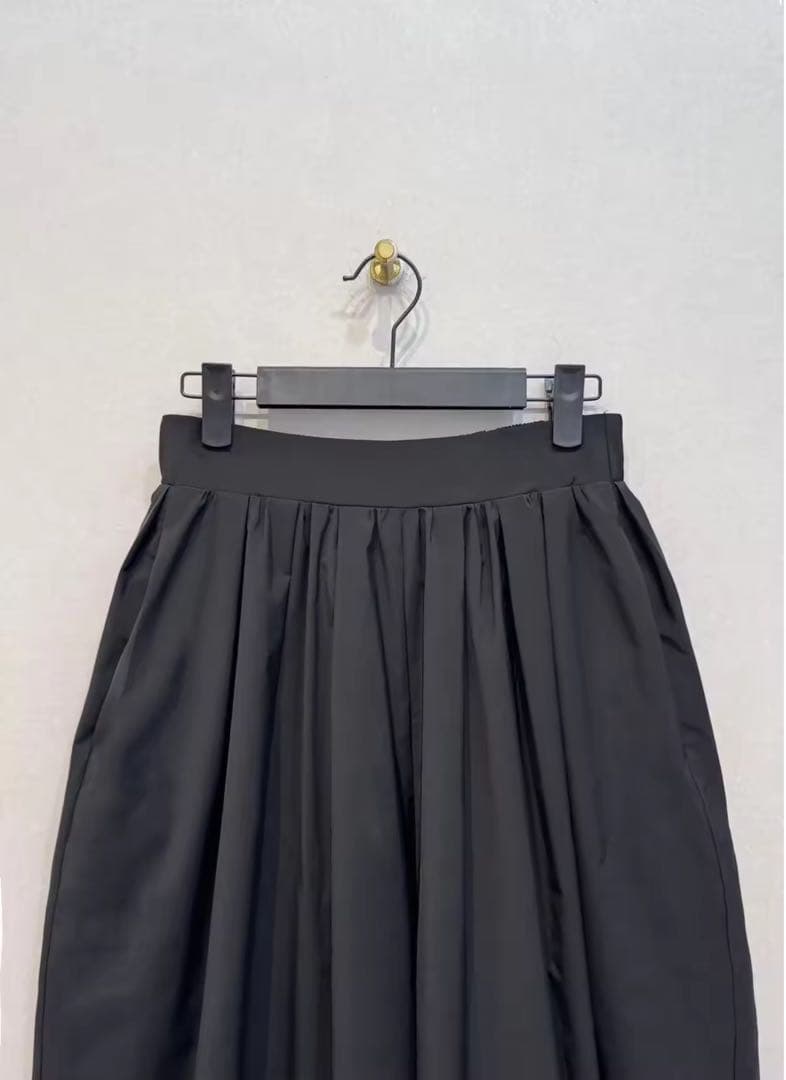 machatt メモリーキュロットパンツ ブラック