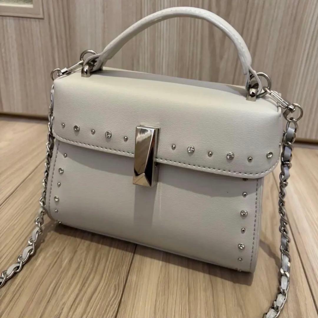 CELFORD【リュタン】ビジュースタッズポシェット GRY /F