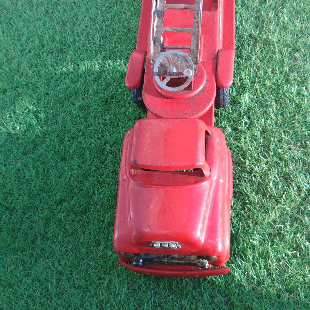 ⭕本日値下げ中‼️✴️ブリキおもちゃ❇️ブリキ 消防車 ⭐ヴィンテージ⭐USA