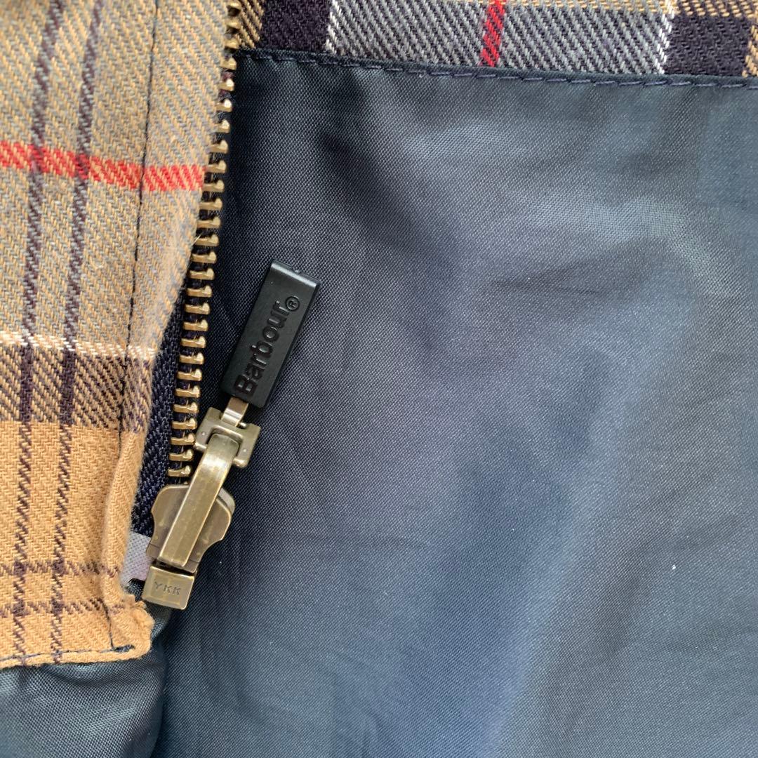 ニ*ー様 Barbour ビデイルレディースS ネイビー英国製Kids L(10