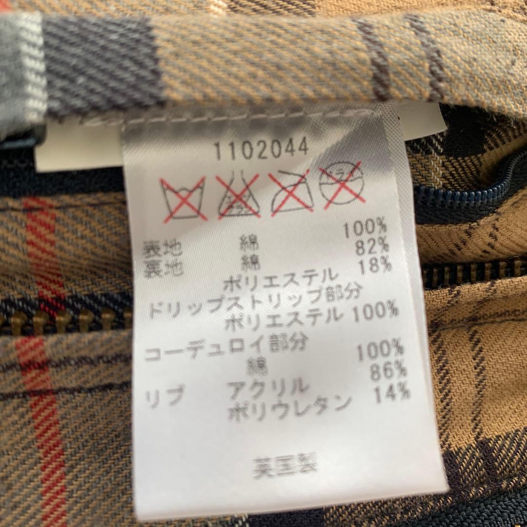 ニ*ー様 Barbour ビデイルレディースS ネイビー英国製Kids L(10