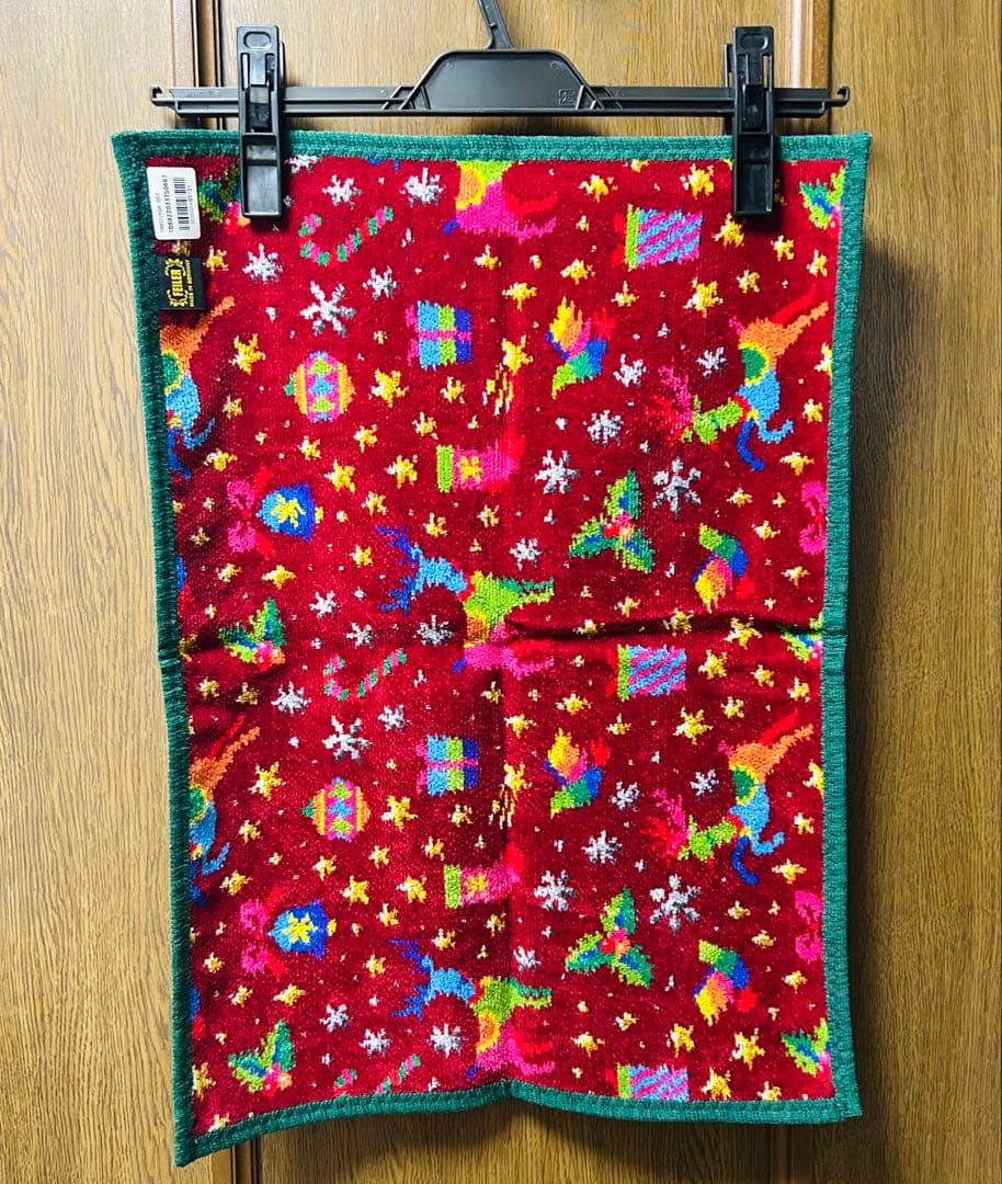 FEILER フェイラー トゥインクルウィンター ハンドタオル 新品 レッド
