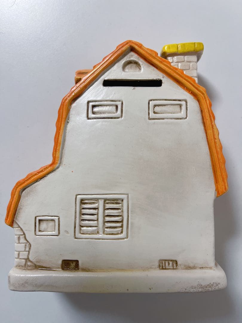 内藤ルネ オレンジの屋根の家 貯金箱 超激レア 当時物 希少