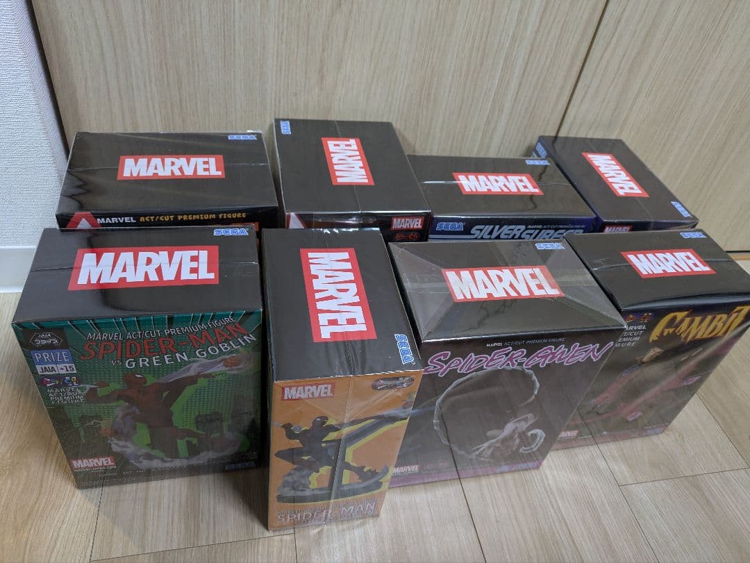 新品・未開封品】MARVEL ACT/CUT FIGURE 8個セット