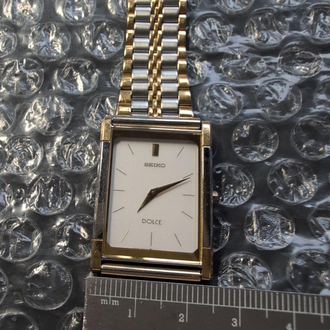 SEIKO セイコー DOLCEドルチェ8N40レクタンゴ　メンズクォーツ腕時計
