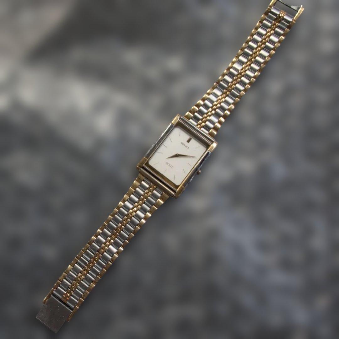 SEIKO セイコー DOLCEドルチェ8N40レクタンゴ　メンズクォーツ腕時計