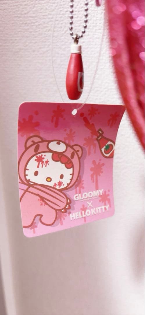 【激レア/タグ付き】グルーミー キティ コラボ ダイカット ボストン バッグ