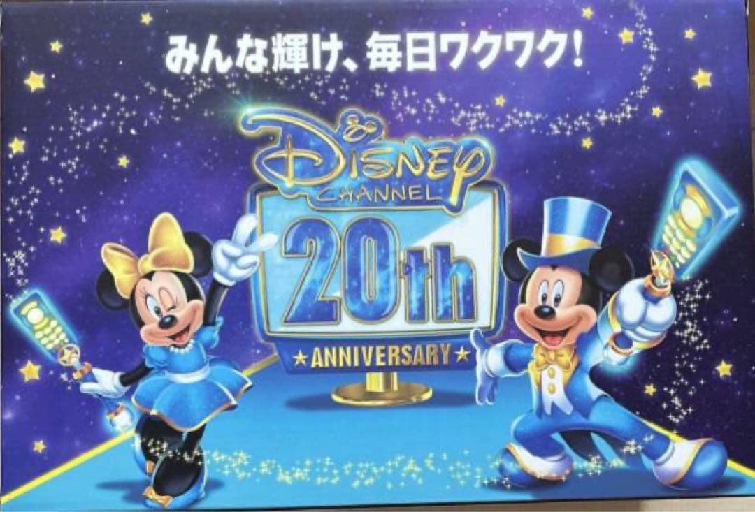 ディズニーチャンネル20周年オリジナルミッキー&ミニーぬいぐるみ