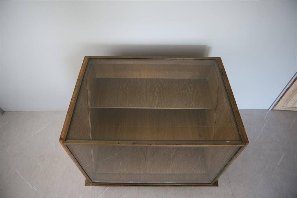 英国アンティークショップディスプレイキャビネット/カウンター