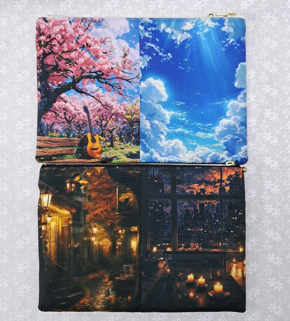 koko⑧ブックカバー、ポーチ