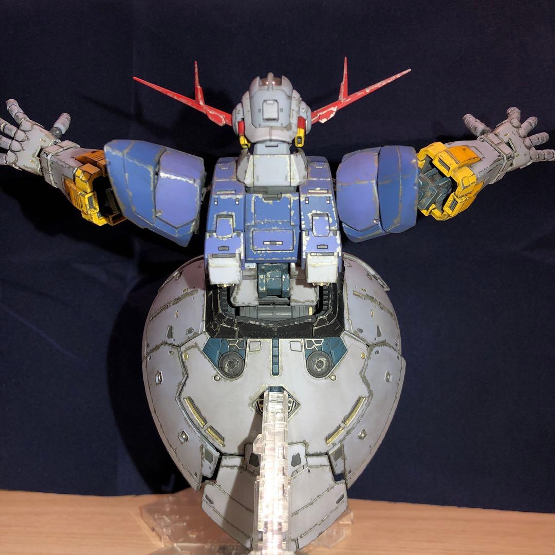 RG ジオング 塗装完成品 ウェザリング仕上げ ガンダム ガンプラ - メルカリ