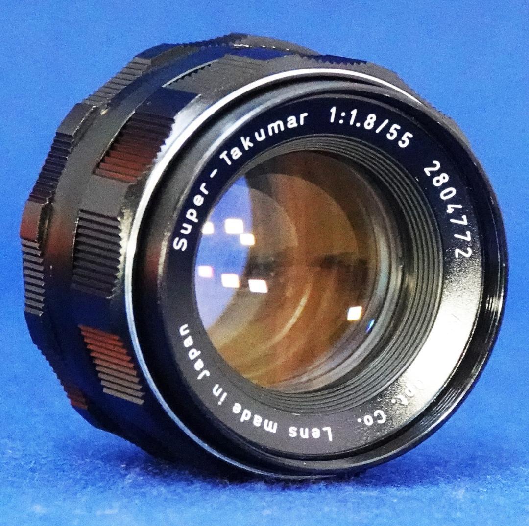 2804772　極上美品＆フレア後期型Super-Takumar　F1.8/55