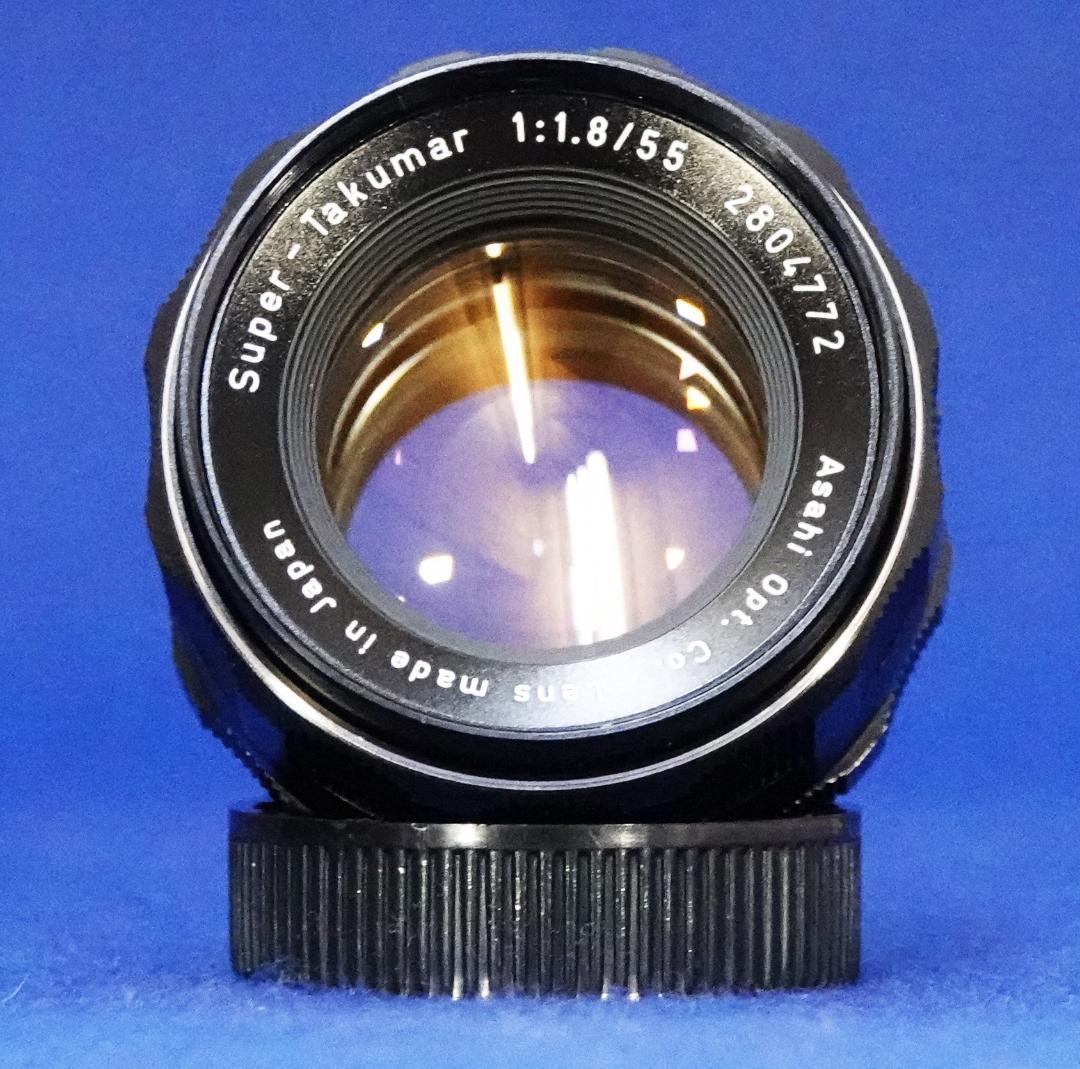 2804772　極上美品＆フレア後期型Super-Takumar　F1.8/55