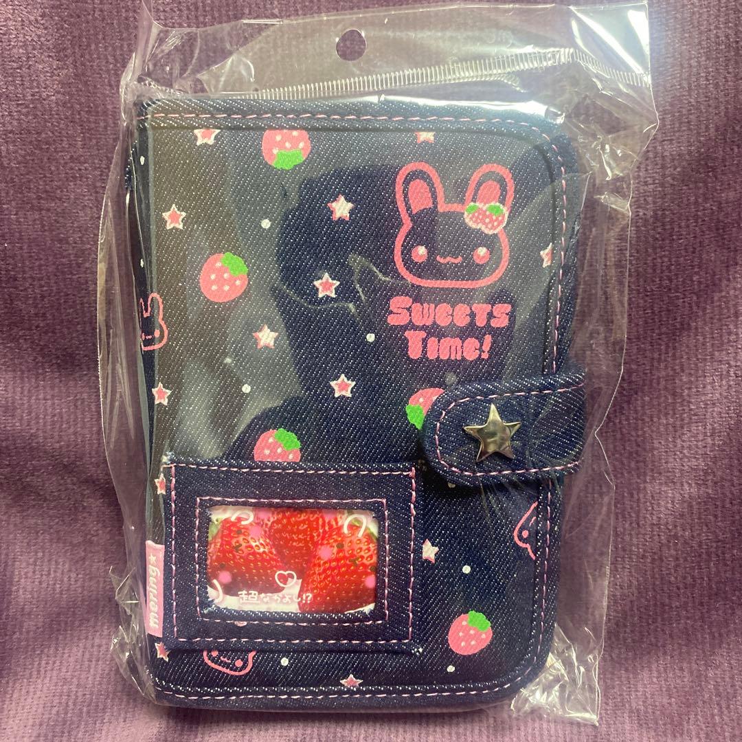 メリング デニム バインダー うさぎ シール帳 MERING いちご - メルカリ