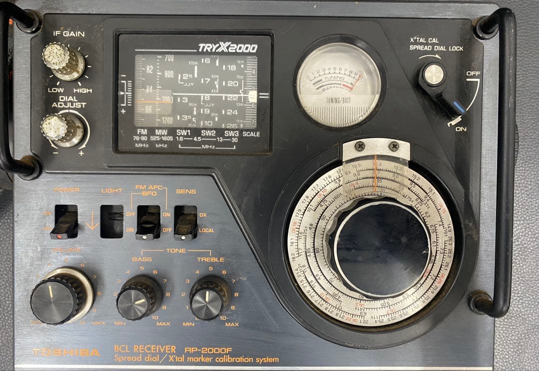 希少】TOSHIBA TRYX2000 BCLラジオ レシーバー ト