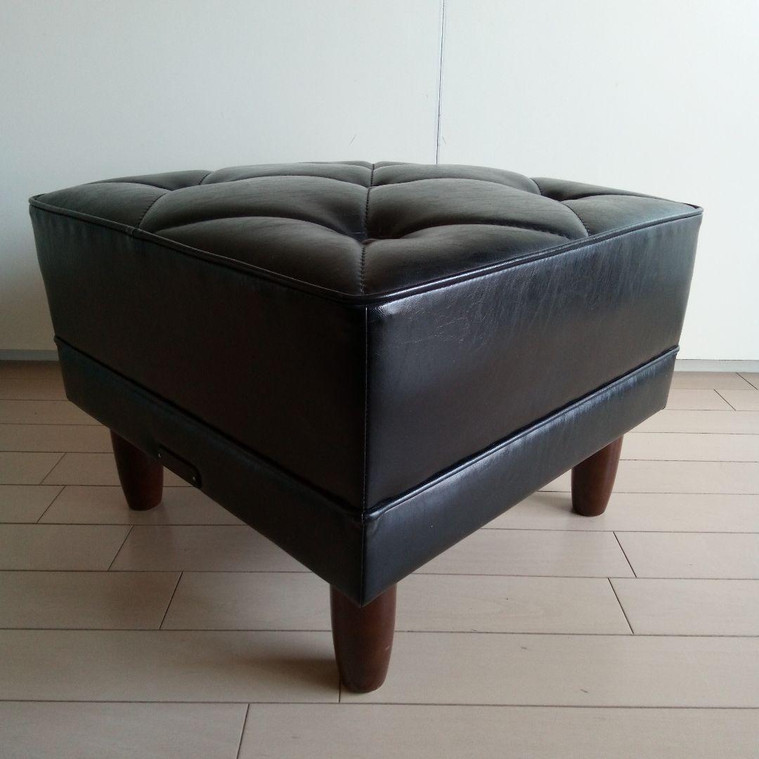 カリモク60　オットマン　スタンダードブラック　X36206