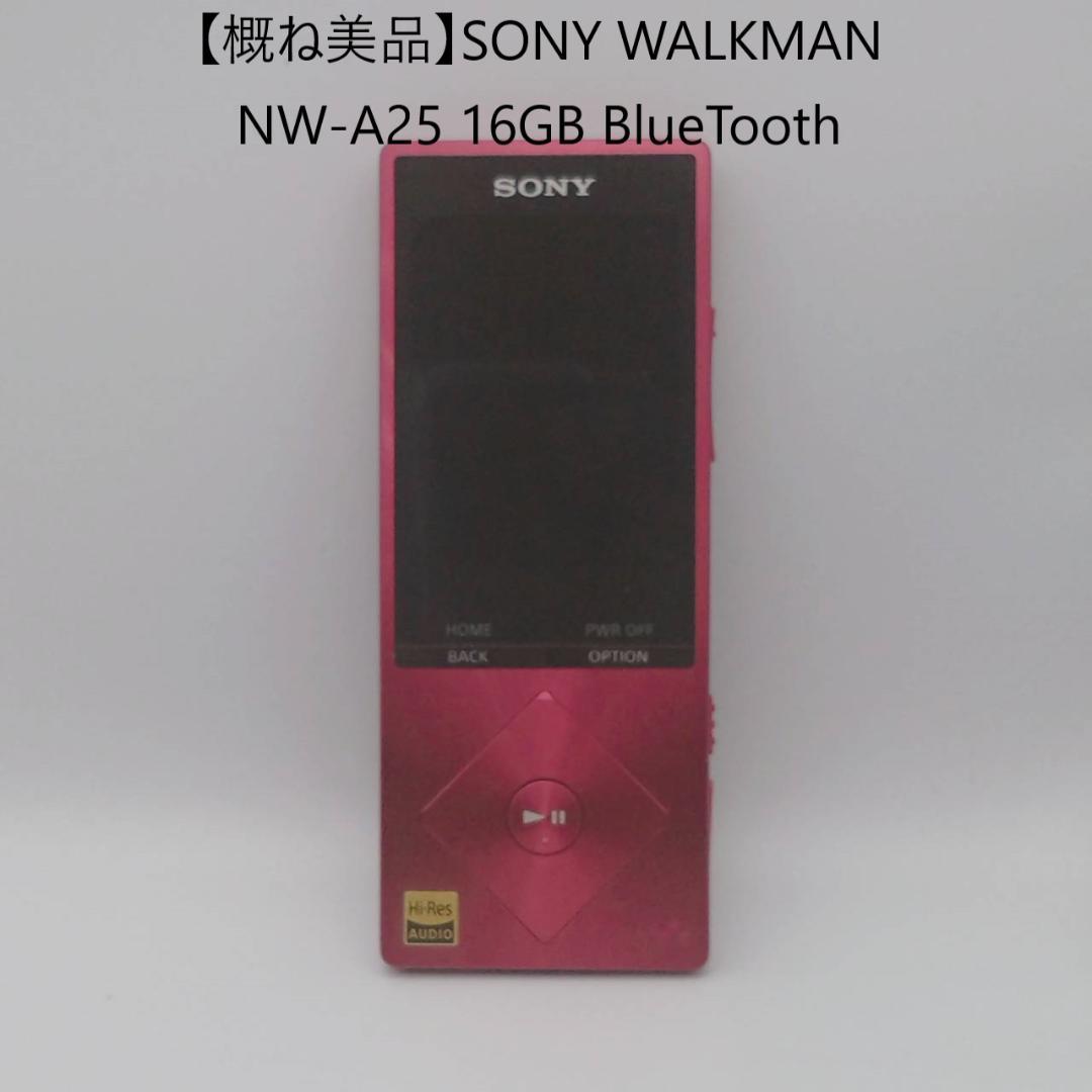 概ね美品】SONY WALKMAN NW-A25 16GB ボルドーピンク - メルカリ