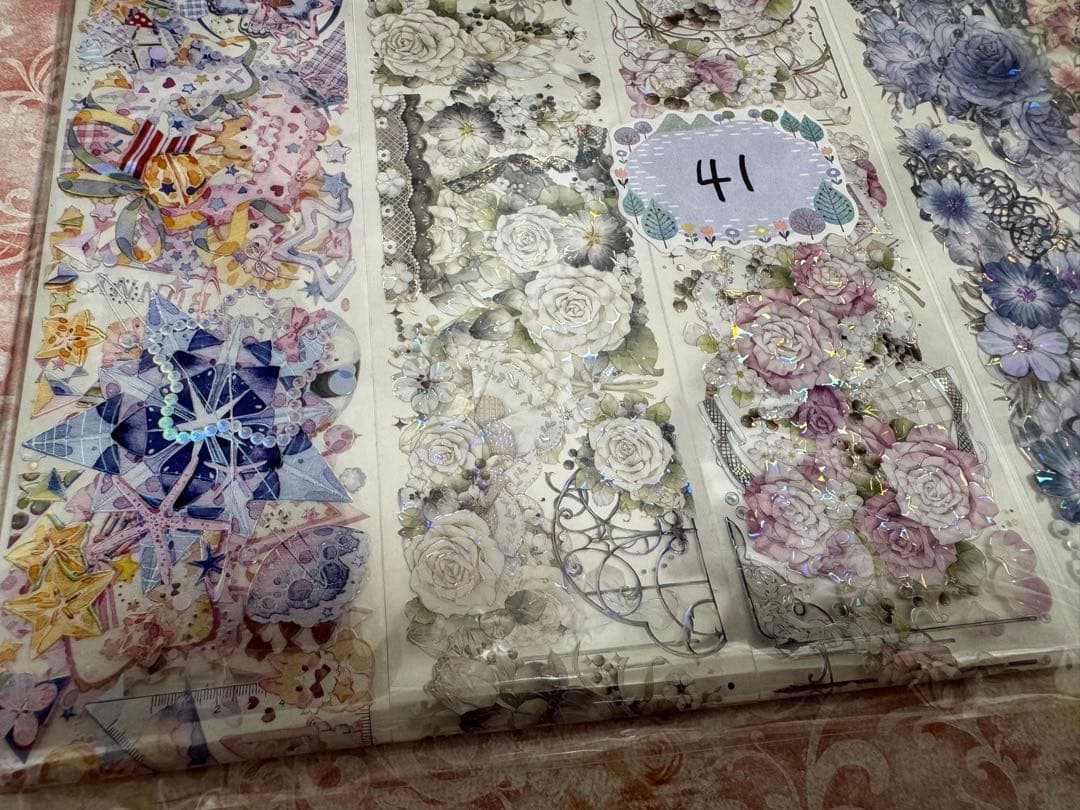 海外 PETテープ マスキングテープ 切り売りセット41