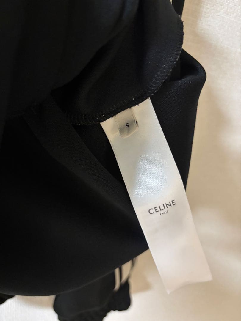 CELINE ブラック ジップアップジャケット