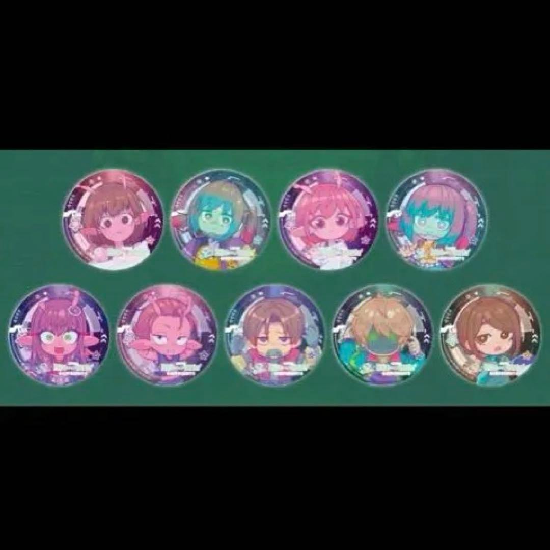 未開封9個】銀河特急 ミルキー☆サブウェイ ORBcafe 缶バッジ