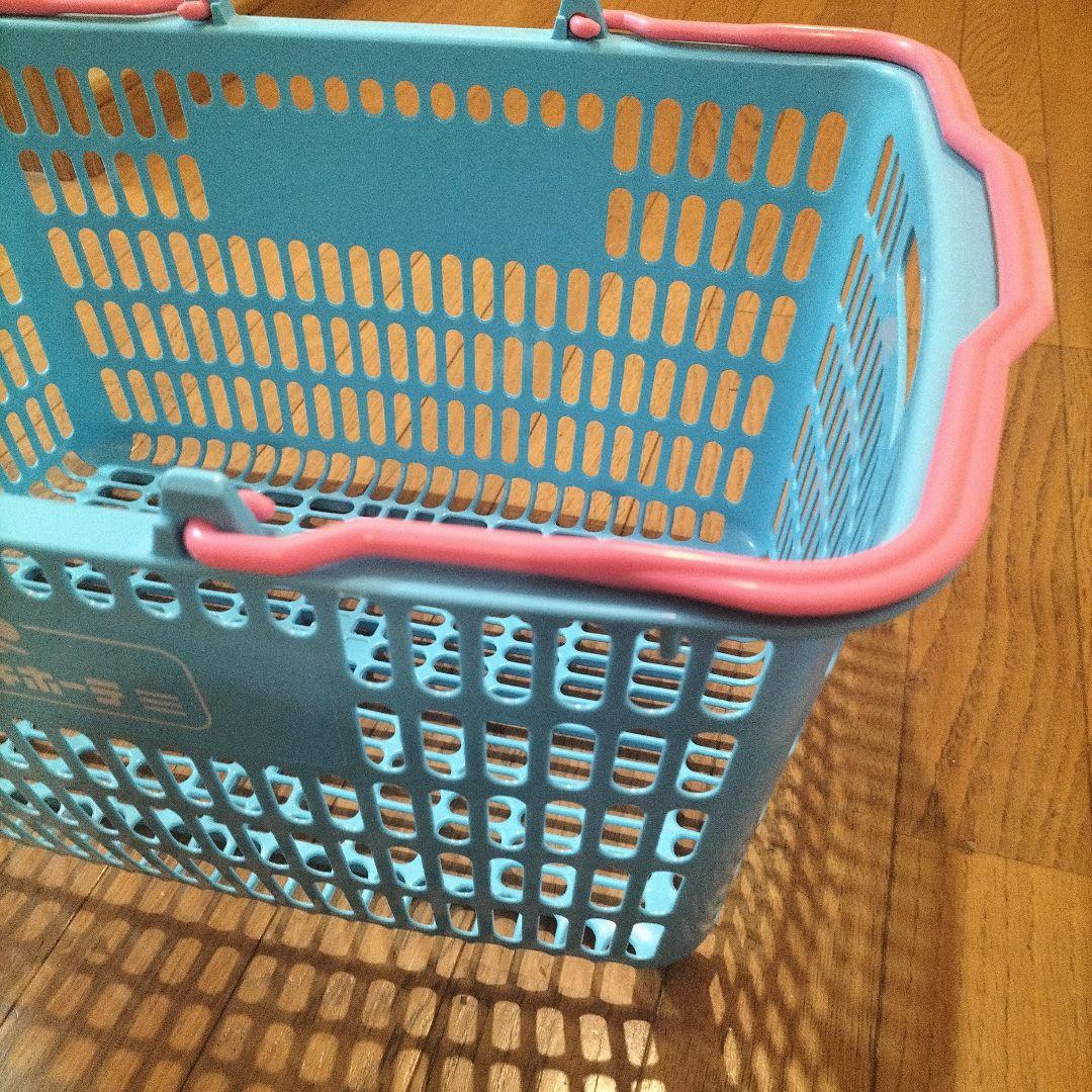 ドンキホーテ 買い物カラフルカゴ マイバスケット人気 エコ 便利 現品