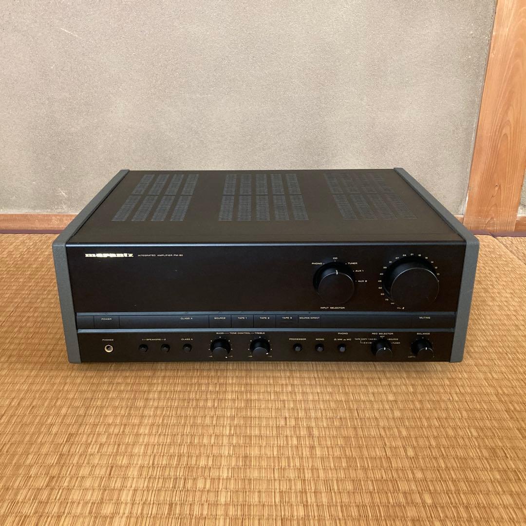 Marantz PM-80 ブラック プリメインアンプ ジャンク