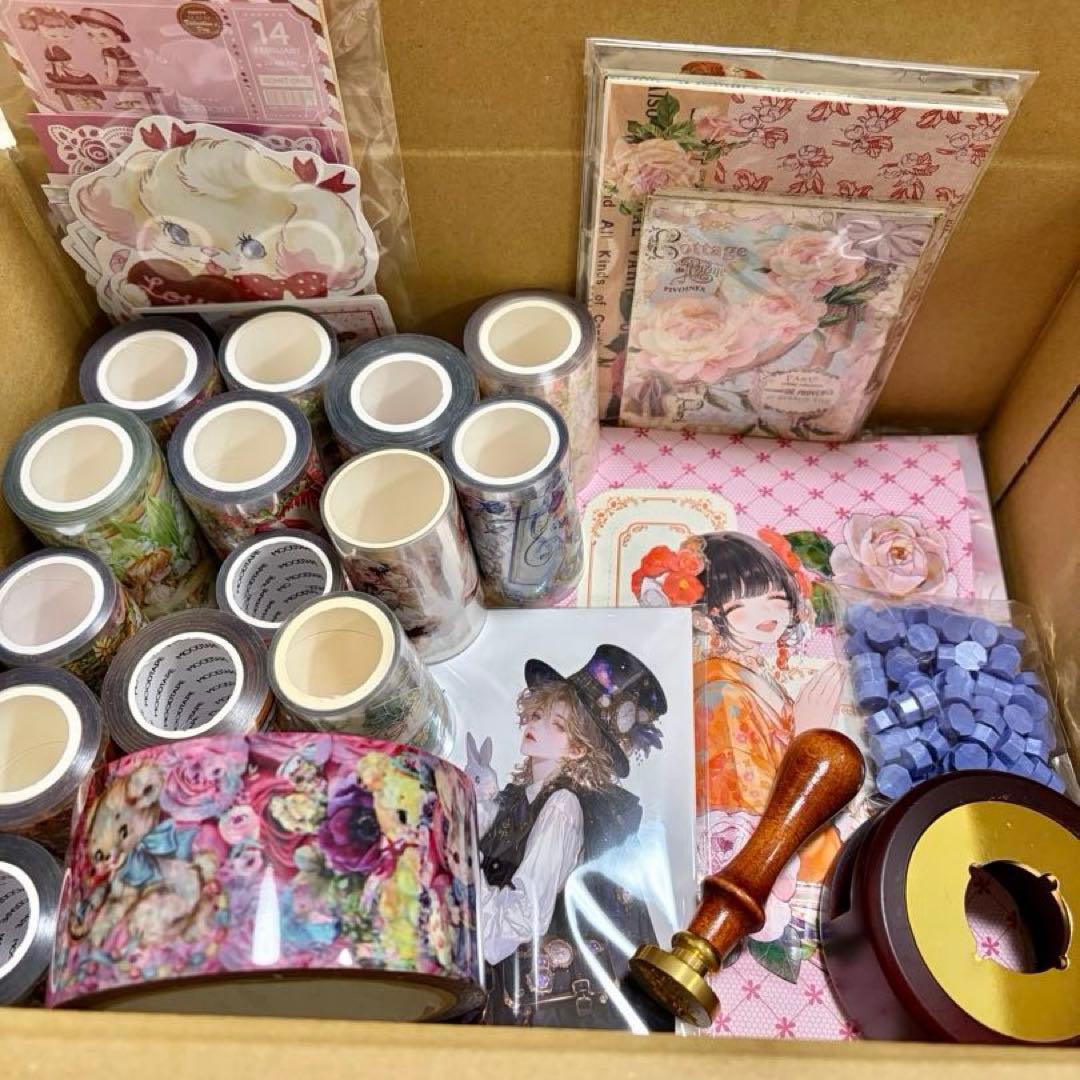 値下げ 海外マステ コラージュ素材 デザインペーパーなど大量まとめ