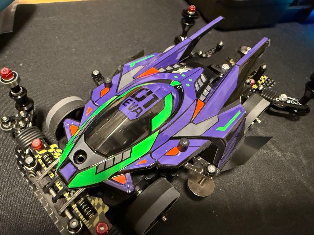 ミニ四駆 MSフレキ 完成マシン 紅機甲Ver. 海外優勝仕様