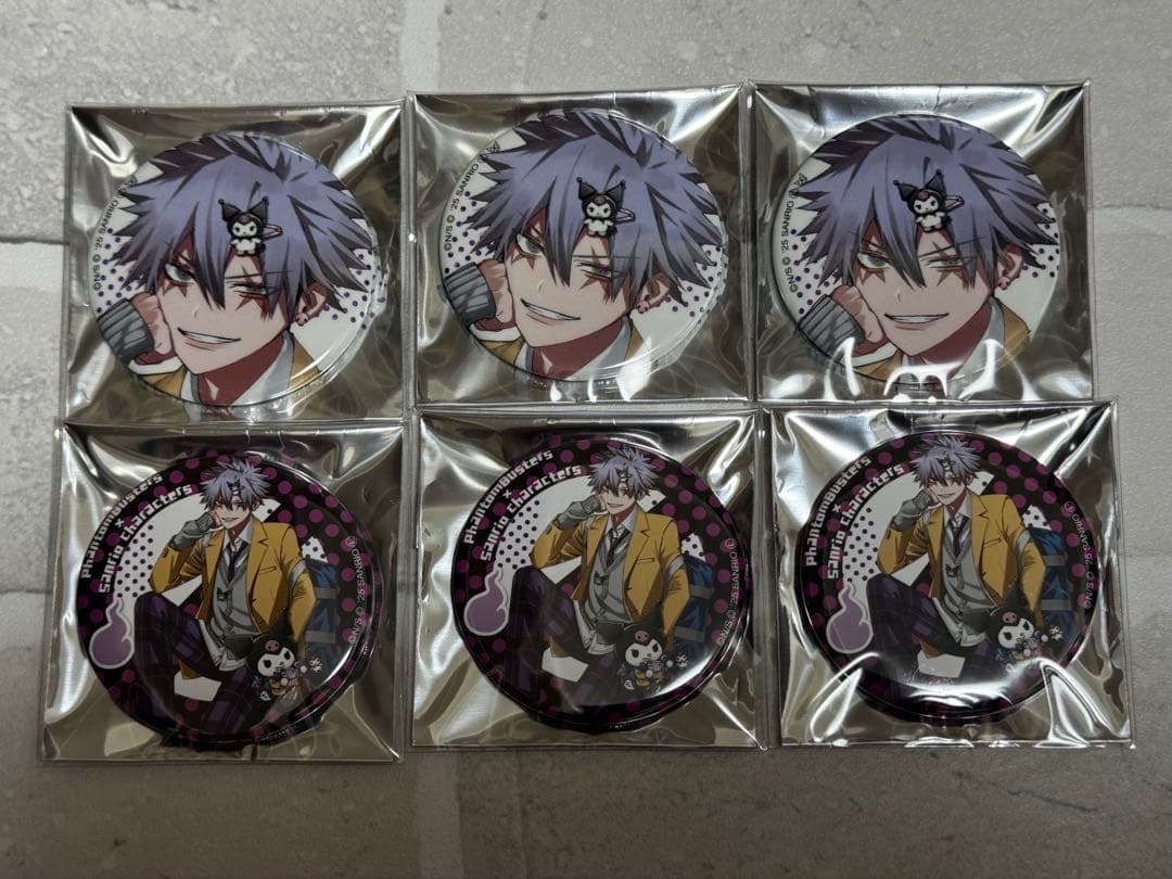 ファントムバスターズ ファボテリア カフェ 等身缶バッジ サンリオ 観